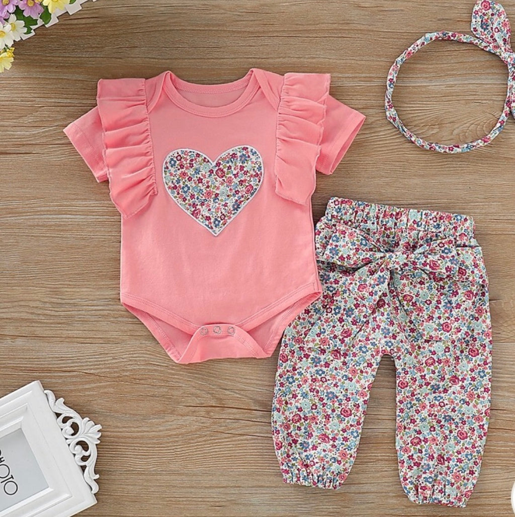 2 Piece Set Mini Flower