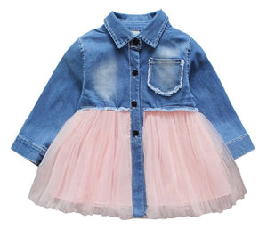 Little Girls Denim Dress