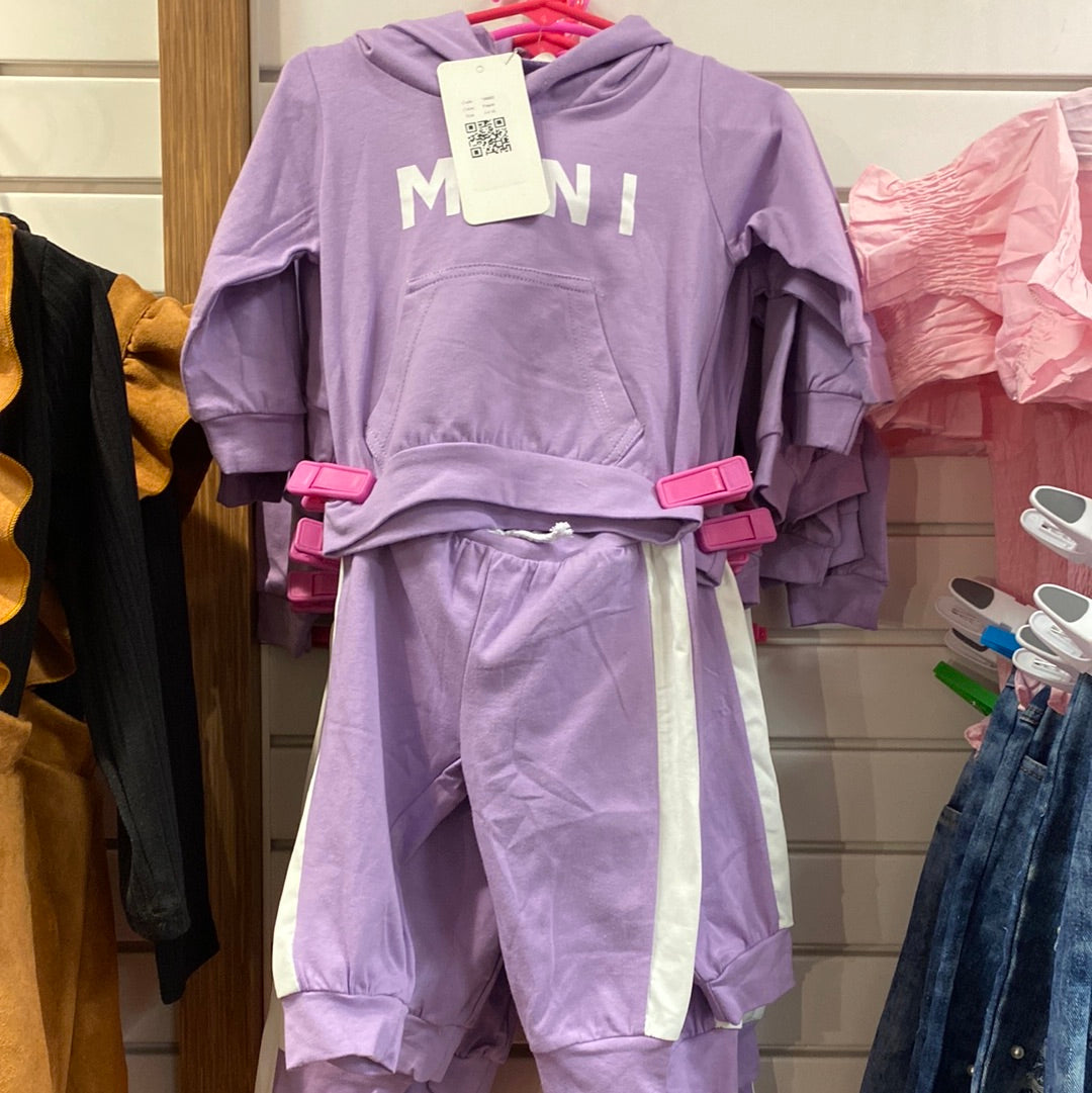 Girls purple “mini” jumpsuit