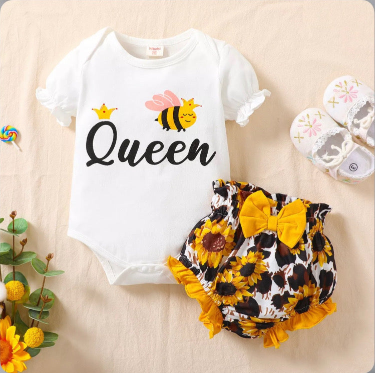 Queen Bee Sunflower Two-Piece