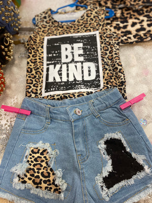 Girl Be Kind Short Set 2 Piece