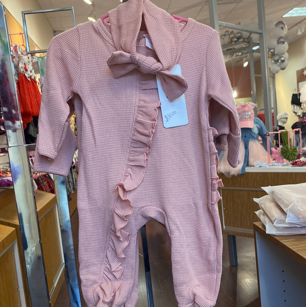 Girls pink onesie