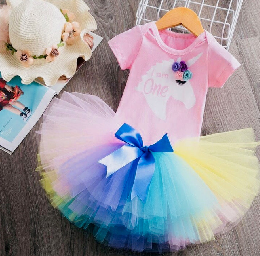 I Am One Tulle TuTu Set