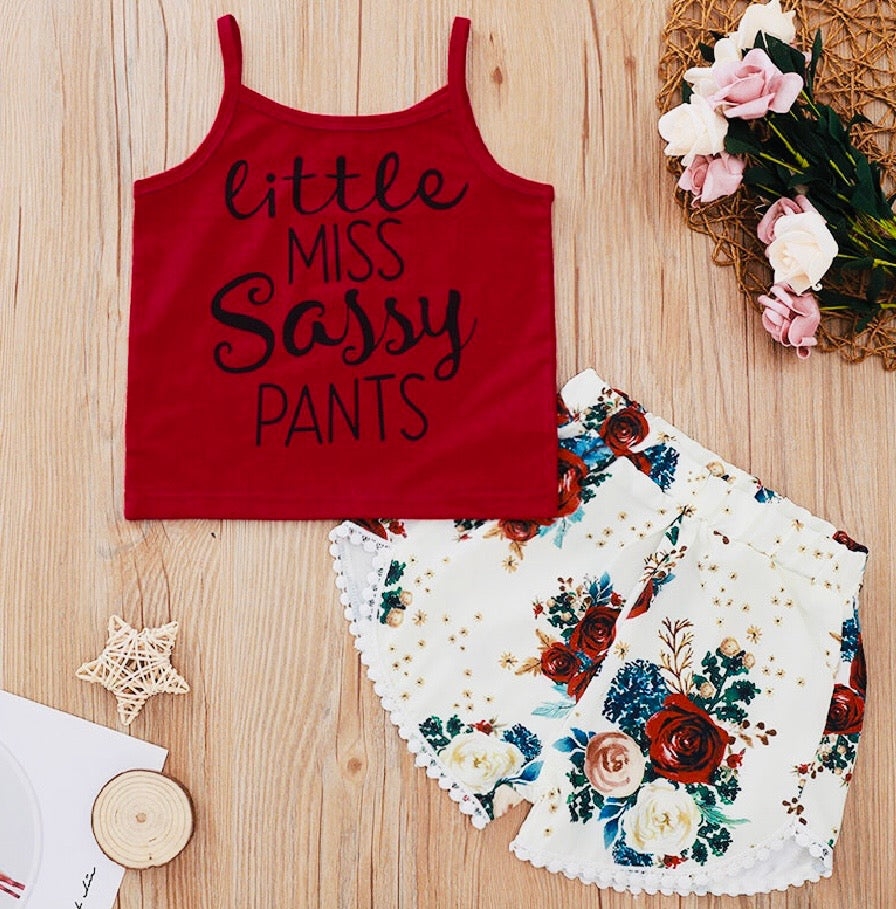 Little Miss Sassy Pants Set