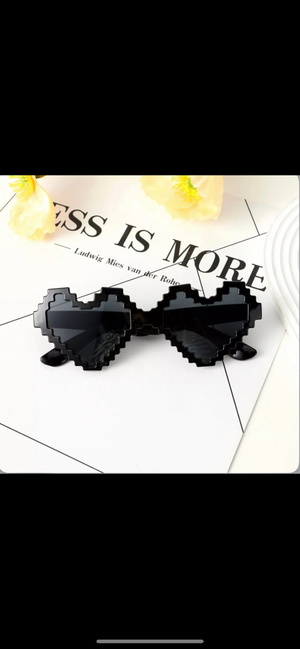 Black heart toddler sunglasses