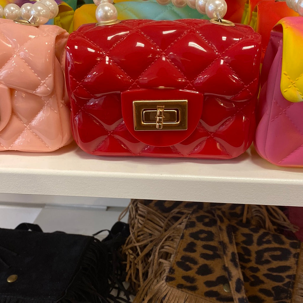 Solid color purse