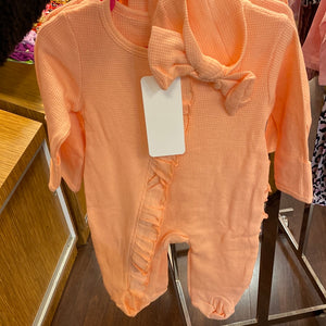 Girls orange onesie