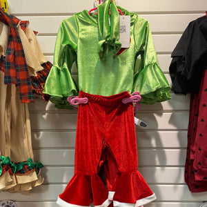 Girls red & green 3 piece