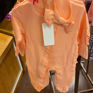 Girls orange onesie