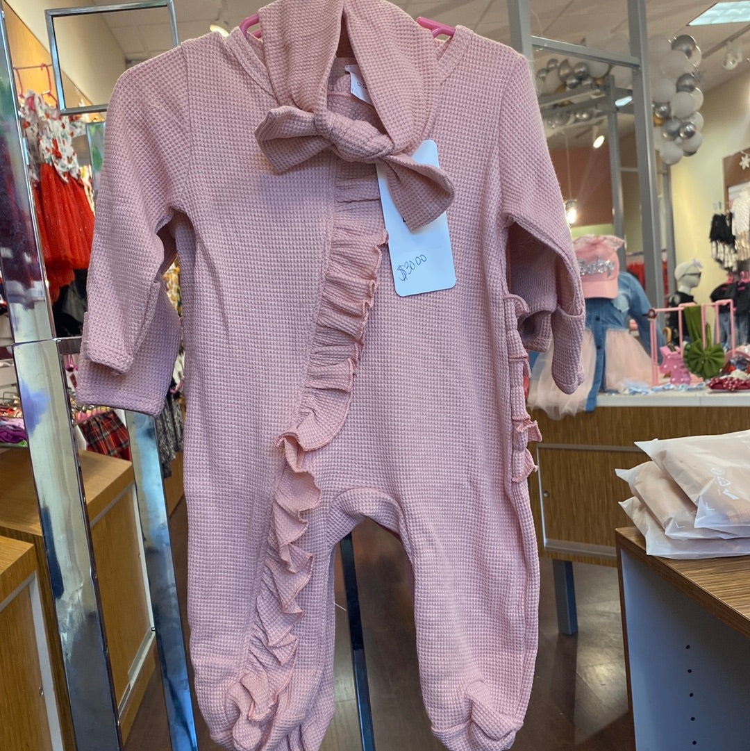 Girls pink onesie