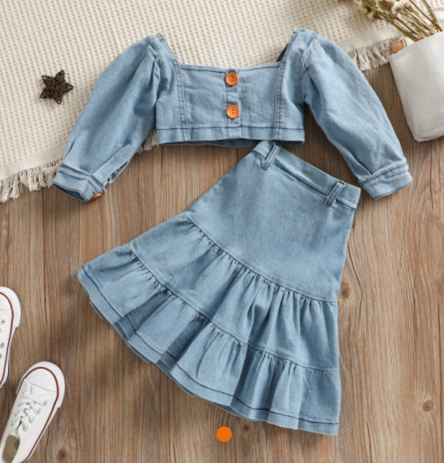 2 Piece Denim Set