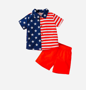 Boys American Flag Set