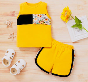 Toddler Floral Short Set